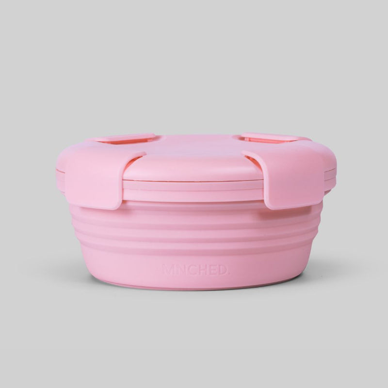 Pink Collapsible Lunchbox