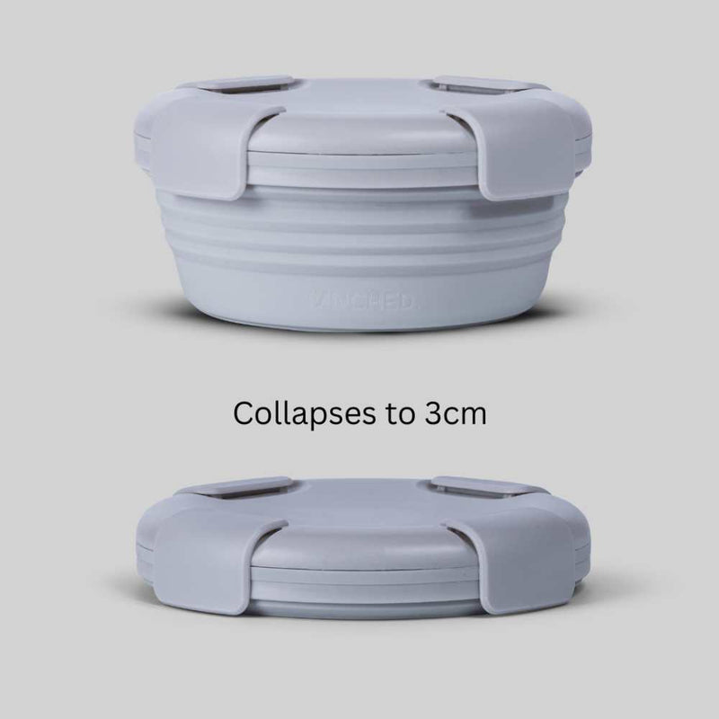 Grey Collapsible Lunchbox