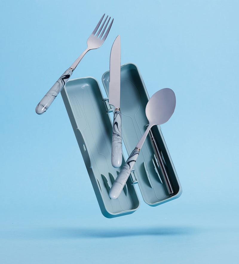 Travel Cutlery & Straw Set