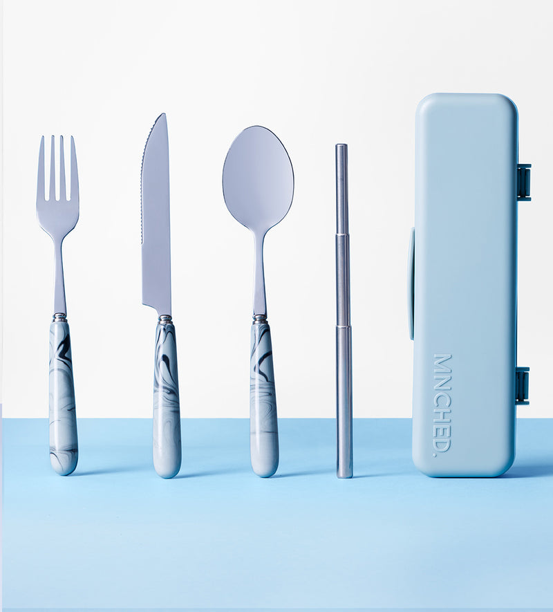 Travel Cutlery & Straw Set