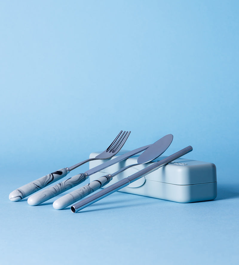 Travel Cutlery & Straw Set
