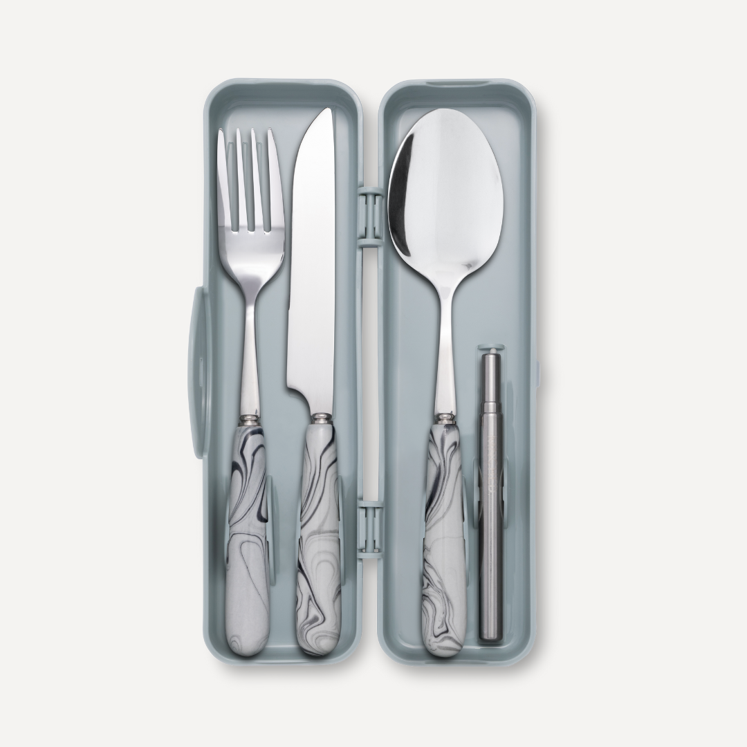 Mnched Stainless Steel Travel Cutlery Set | FREE UK shipping
