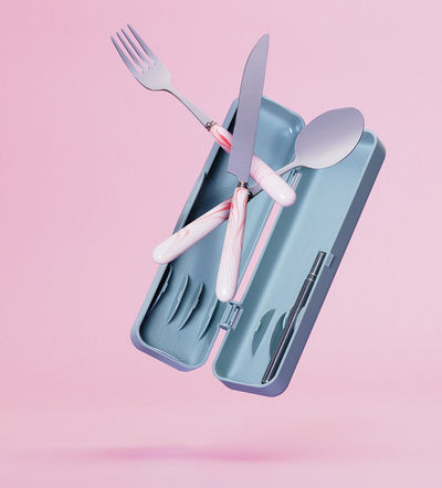 Travel Cutlery & Straw Set