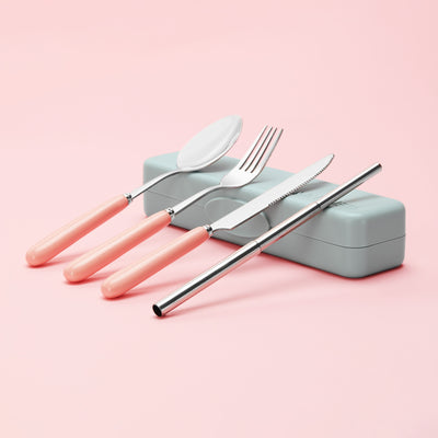 Travel Cutlery & Straw Set