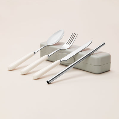 Travel Cutlery & Straw Set