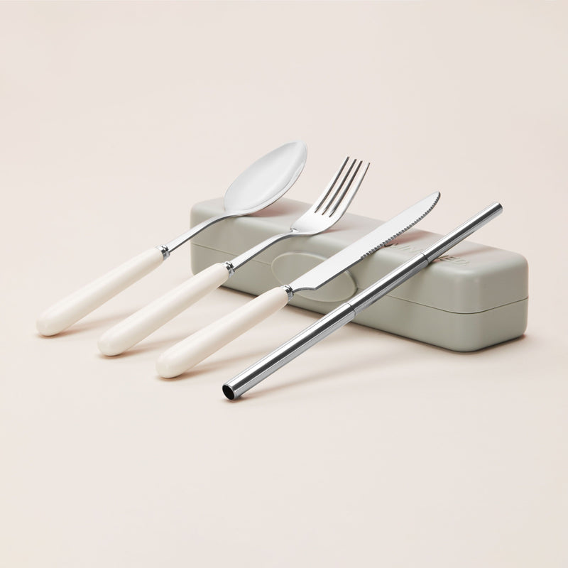 Travel Cutlery & Straw Set
