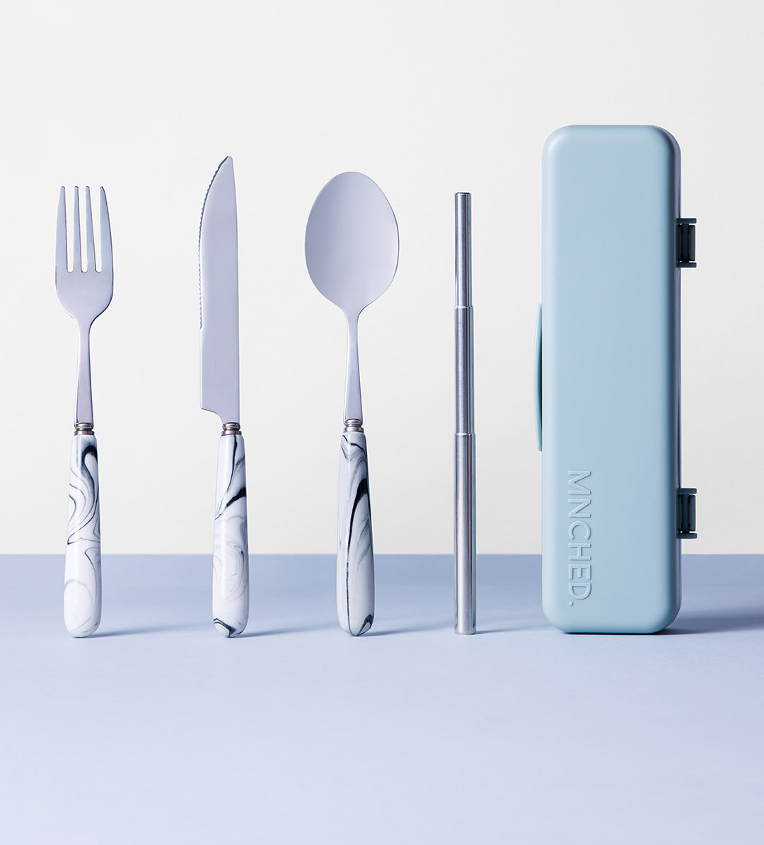 Mnched Stainless Steel Travel Cutlery Set | FREE UK shipping