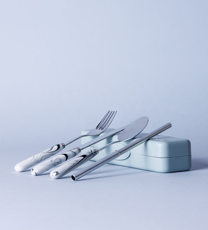 Travel Cutlery & Straw Set